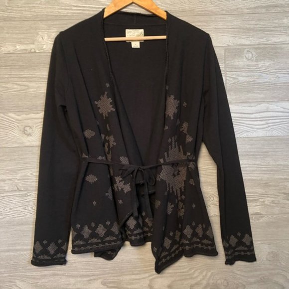 🕊 Lucky Lotus Lucky Brand Cardigan Wrap Small 🕊 - Picture 1 of 6